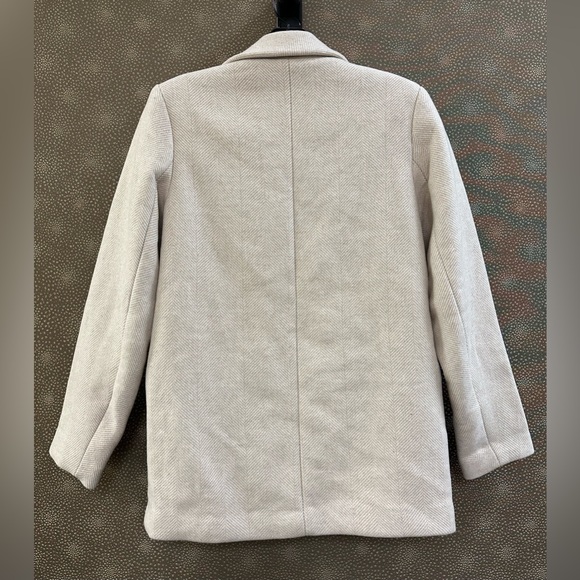 🔥🔥🔥NEW Abercrombie & Fitch Wool Blended Petite Coat Jacket XSP - Picture 3 of 8